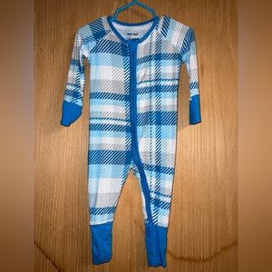 Little Sleepies Blueberry Plaid